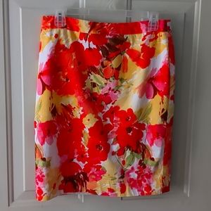 Flowered summer skirt